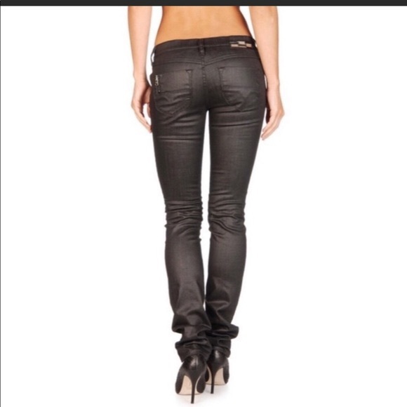 Diesel Jeans Diesel Livy Biker Coated Jeans Poshmark